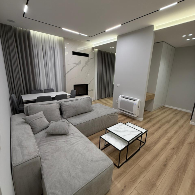 Jepet me qera apartament 1+1+post parkimi, Green Valley Residence, Liqeni i Thate.