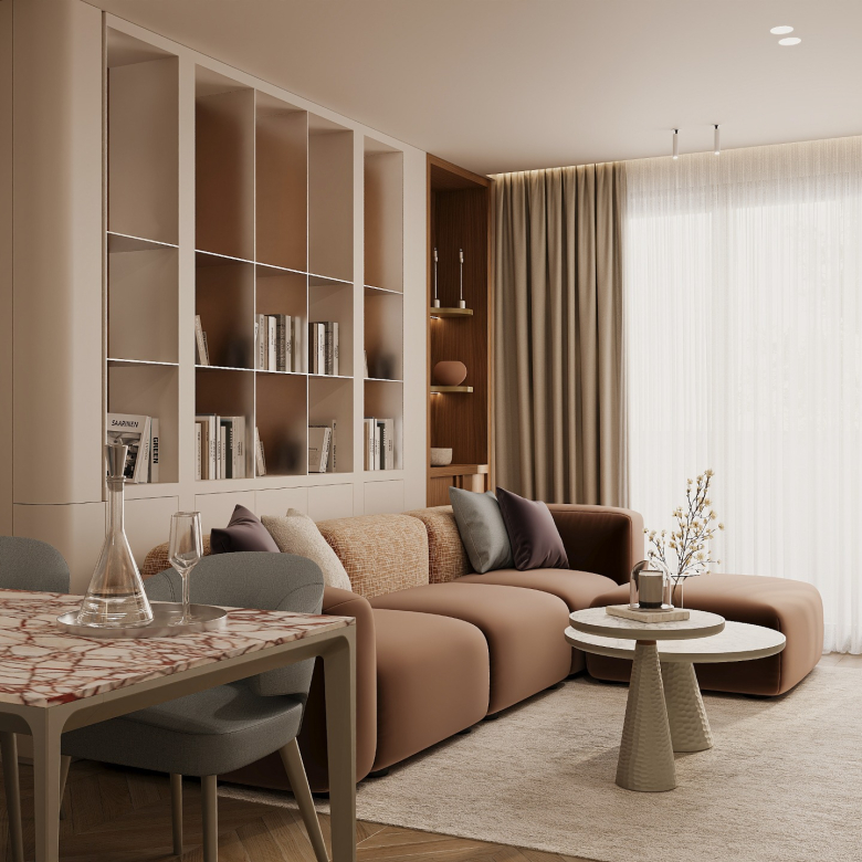 Shitet apartament 3+1+2 ne Bllok